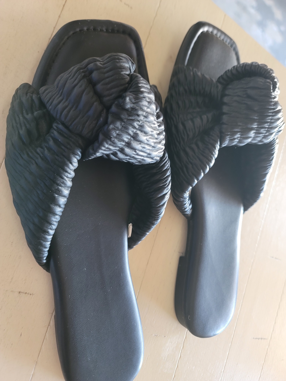 Target Black Braided Knot Slide Sandals